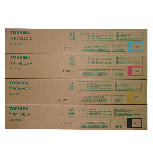 Toshiba T-FC425C-CMYK Four Color original Toner Cartridge